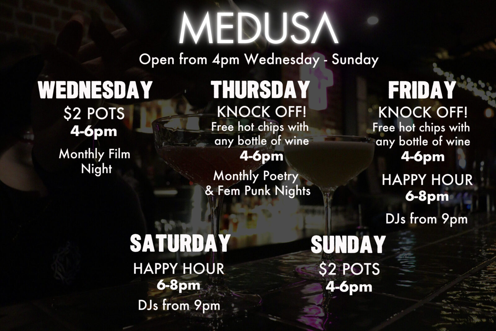 medusa opening hours 4